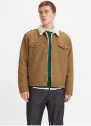 Levi's Men's Canvas Type III Sherpa Trucker Jacket (Cougar Brown)