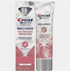 3.8-Oz Crest 3D White Brilliance Hydrogen Peroxide Whitening Toothpaste (Mint)