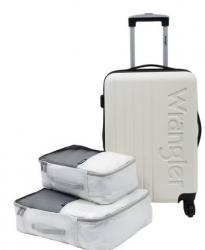 3-Piece Wrangler San Antonio Expandable Spinner Wheel Hardside Luggage Set