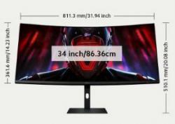 Xiaomi Curved Gaming Monitor 180hz High Reshed Rate 1ms Fast - $239.99