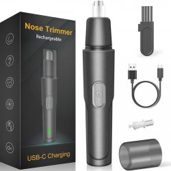 Nose Hair Trimmer, USB Rechargeable, 2024 Professional Painless Ear Hair Trimmer