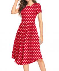 YUNDAI Womens Dress Mini Casual Loose Short Sleeve
