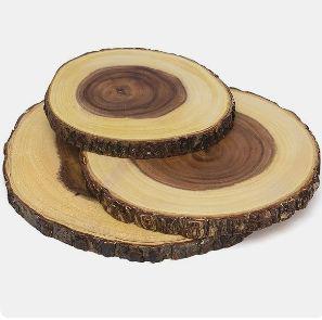 3-Piece Lipper International Acacia Wood Slab Serv