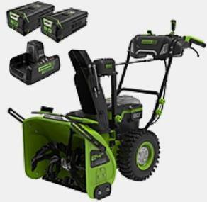 Greenworks 80V 24" Snow Blower w/ 2x 5.0 Ah B