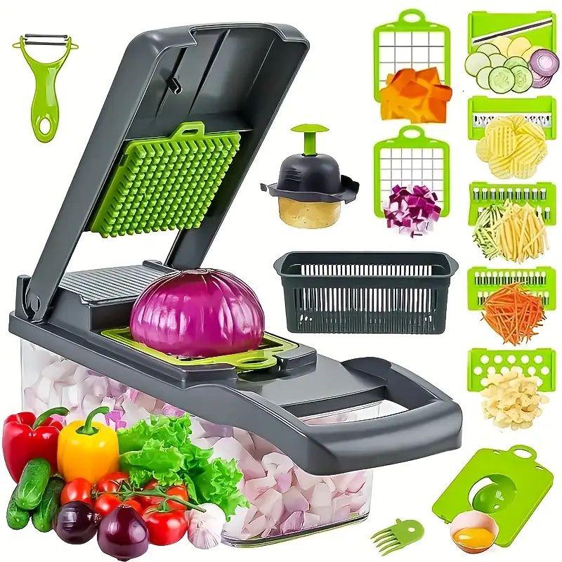 16pcs Set Vegetable Chopper - Food Chopper - Onion